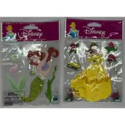 EK Success Disney Dimensional Stickers Belle & Ariel Beauty and the Beast NWT