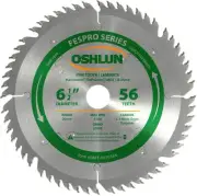 SBFT-065056K 6-1/2-Inch 56 Tooth FesPro Thin Kerf ATAFR Saw Blade with 20mm A...