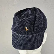 Polo Ralph Lauren Corduroy Ball Cap Hat Kids 2/4 Navy Multi pony