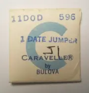 BULOVA CARAVELLE 11DOD Genuine Factory Replacement Watch Part #596 - DATE JUMPER