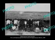 OLD LARGE HISTORIC PHOTO KOPPERAMANNA SA THE ABORIGINAL MISSION c1890