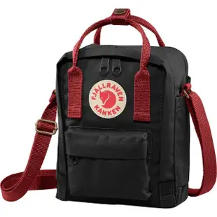 【Fjallraven】Kanken Sling 隨身袋 550黑 550-326黑/公牛紅(FR23797-550 FR23797-550-326)