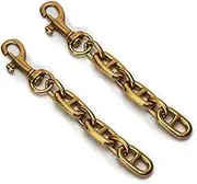 Purse Extender Chain,Purse Strap Extender, Chain Strap for Purse, Bag Strap Extender, Purse Chain Extender, Chain Purse Strap,Extender Purse Strap, Chain Bag Extender Strap(Antique-Gold 2PCS)