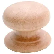 4.8cm Pine Woodscrew Cupboard Knob, Raw