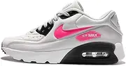 [Nike] Air Max 90 Ultra SE (GS) Running Trainers 844600 Sneakers Shoes (5 M US Big Kid, Pure Platinum Hyper Pink White 005)
