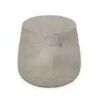 Phoebe Outdoor Contemporary Lightweight Concrete Accent Side Table