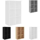 Book Cabinet/TV Cabinet Chipboard Living Room Organiser Multi Colours vidaXL