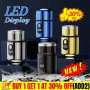 ✔️2-in-1 Portable Mini Capsule Shaver Washable Electric Beard Razor wi/ LED