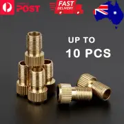 Bicycle Presta to Schrader Valve Pump Adaptor Bike Brass Tyre Connector AU Stock