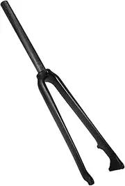 Full Carbon Fiber Ultralight Road Bike Fixed Gear Bicycle Cycling Fixie Front Fork for Disc Brake/C-Brake 28.6mm 700 * 23C Matte Black