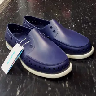 Alex賣場～native HOWARD 晴雨帆船鞋 海洋藍 牛奶骨 海軍藍 M11  洞洞 懶人 膠鞋 雨鞋 限量絕版