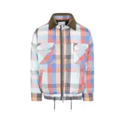 [Sacai] Sacai-Multicolored Plaid Padded Blouson-Uomo 3 NUM