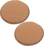 Outanaya 2Pcs Thickened Round Chair Cushions Durable Polyester Seat Pads for Home Outdoor Use Stylish Adaptable Floor Mats Comfortable Dining Camping Cushions