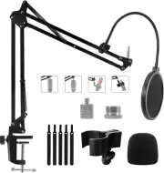 Microphone Stand for Blue Yeti, Yeti Nano, Snowball, HyperX QuadCast and Other M