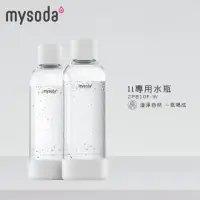 在飛比找momo購物網優惠-【mysoda芬蘭】1L專用水瓶2入(白色)