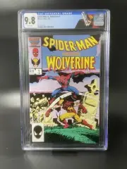 Spider-Man Vs. Wolverine #1 CGC 9.8 NEW CUSTOM LABEL 1st Charlemagne MCU Key
