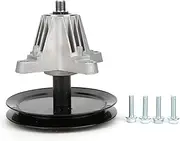Spindle Assembly Replacement 91804865A Mandrel Spindle Assy Durable Iron Spindle for Troy Bilt Thoroughbred TB2246 Horse Horse XP Cub Cadet LTX1045 LTX1046