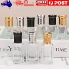 10Pcs Clear Glass Roll On Bottles 3ml 6ml 12ml Empty Perfume Essential Bottle