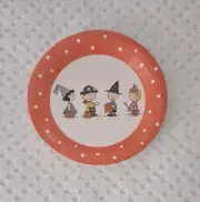 Graphique Peanuts Halloween Plates, 7 in, 2022, Charlie Brown, Lucy, Linus,Paper