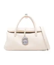 rotary lock handbag One size White