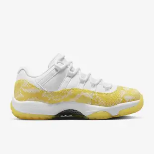 【NIKE 耐吉】籃球鞋 運動鞋 WMNS AIR JORDAN 11 RETRO LOW 男鞋 女鞋 白黃(AH7860107)