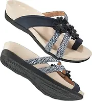 [FUDYNMALC] Orthotic Flip Flops for Women Casual Gladiator Plantar Fasciitis Sandals for Flat Feet with Arch Support Comfortable Orthopedic Walking Thong Sandals