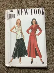 New Look SEWING PATTERN 6198 Misses JACKET TOP SKIRT Size 6-16 UNCUT