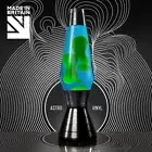 Mathmos Astro Vinyl Lava Lamp - blue/green