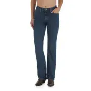 Wrangler Women's Cowboy Cut Jeans - Natural-Rise - Stonewash