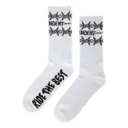Independent Skateboard Socks Bratrud Notebook Crew White
