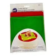 Wilton Texture Mat Set - Grass & Brick Designs - NIP - 409-2575