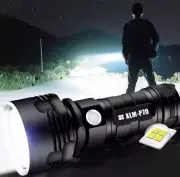 Flashlight USB Rechargeable LED High Lumens Portable Waterproof Tactical Torch