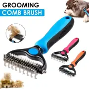 Dog Pet Cat Grooming Comb Brush Undercoat Rake Dematting Fur Deshedding Trimmer