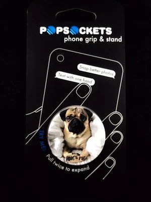 Popsockets Doug The Pug Cute Puppy Dog PopSocket Pop Socket PopGrip