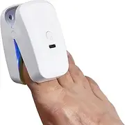 Nail Fungus Cleaning Device, USB Toenail Fungus Treatment with 470nm*4 Blue Light and 905nm*1 Pulse Wavelength, 7min Timer and 360° All-Round Exposure, Automatic Shut-Down