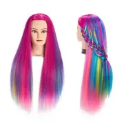 Training Head 26"-28" Mannequin Head Hair Styling Manikin Cosmetology 1711W0320