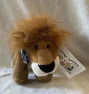 Applause Lion Noah Plush Stuffed Animal Junction by Russ 9" Brown Soft Toy