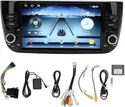 XTevu Car Stereo, Touch Screen Player, Compatible with Linea Punto EVO 2012-2015, Wireless Carplay GPS Navigation, Bluetooth Multimedia Unit