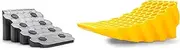 Camco 44423 RV Curved Leveler with Chock - Easy Drive-on Leveler Adds Up to 4" in Height