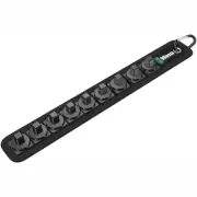 Wera 05003981001 Socket Rail B (Textile Belt), 9 Location, Unloaded