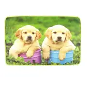 Buckets of Puppies Comfort Foam Kitchen Bathroom Floor Mat, 18" x 28"
