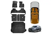 Floor Mat Boot Liner Back Seat Protector Set for BMW X5 X5M G05 F95 2018-Onwards Heavy Duty Car Kick Mats Cover