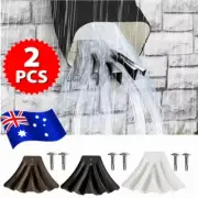 2x Gutter Downspout Diverters Rainwater Dispersal Extensions for Garden Yard