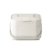 Joseph & Joseph Stack 4L/23.5cm Food Waste Caddy Storage w/ Handle/Lid Stone