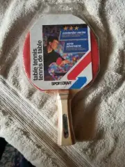 Vintage Sportcraft Ping Pong Table Tennis Contender Series Paddle New 19119