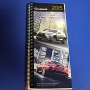 Lexus 2015 Product Handbook Reference RCF, GS, IS, GX, LX Models New Old Stock