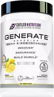 Cutler Nutrition Generate EAA and BCAA Powder: Best Branched Chain Amino Acids S