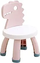 Veemoon Sturdy Boys and Girls Chair Dinosaur Design Back Rest Toddler Learning Seat Pink