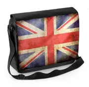 Union Jack Flag Laptop Messenger Bag - UK Great Britain