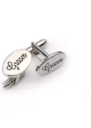 Wedding Groom Best Man Groomsman Page Boy Cufflinks